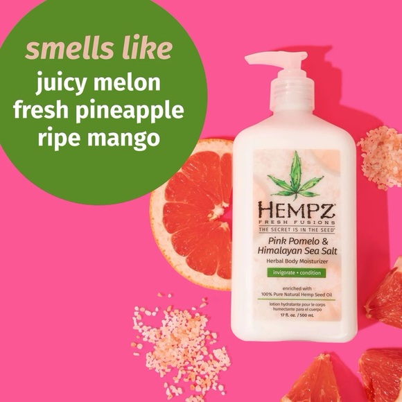 Hemps Pink Pomelo & Himalayan Sea Salt Lotion New & Sealed - Picture 2 of 4